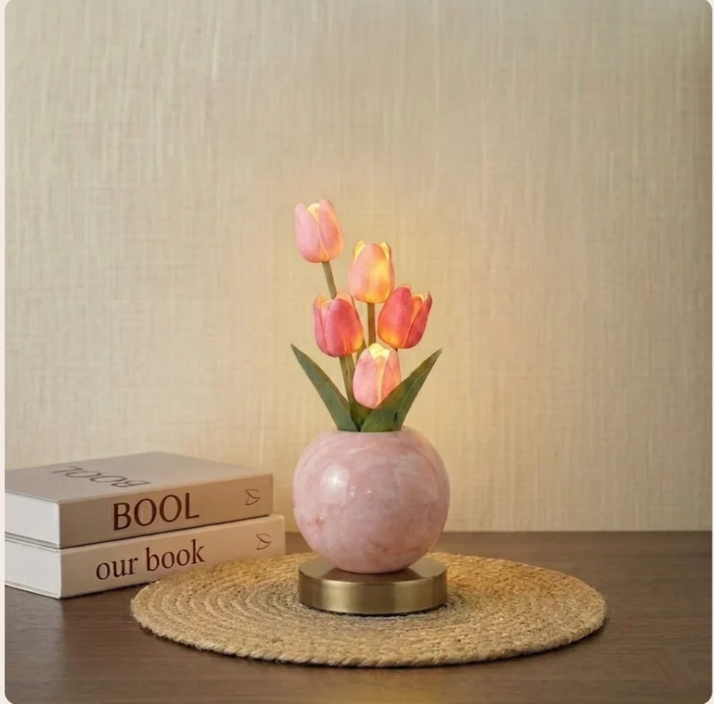 Lampara LED Decorativa de Tulipanes