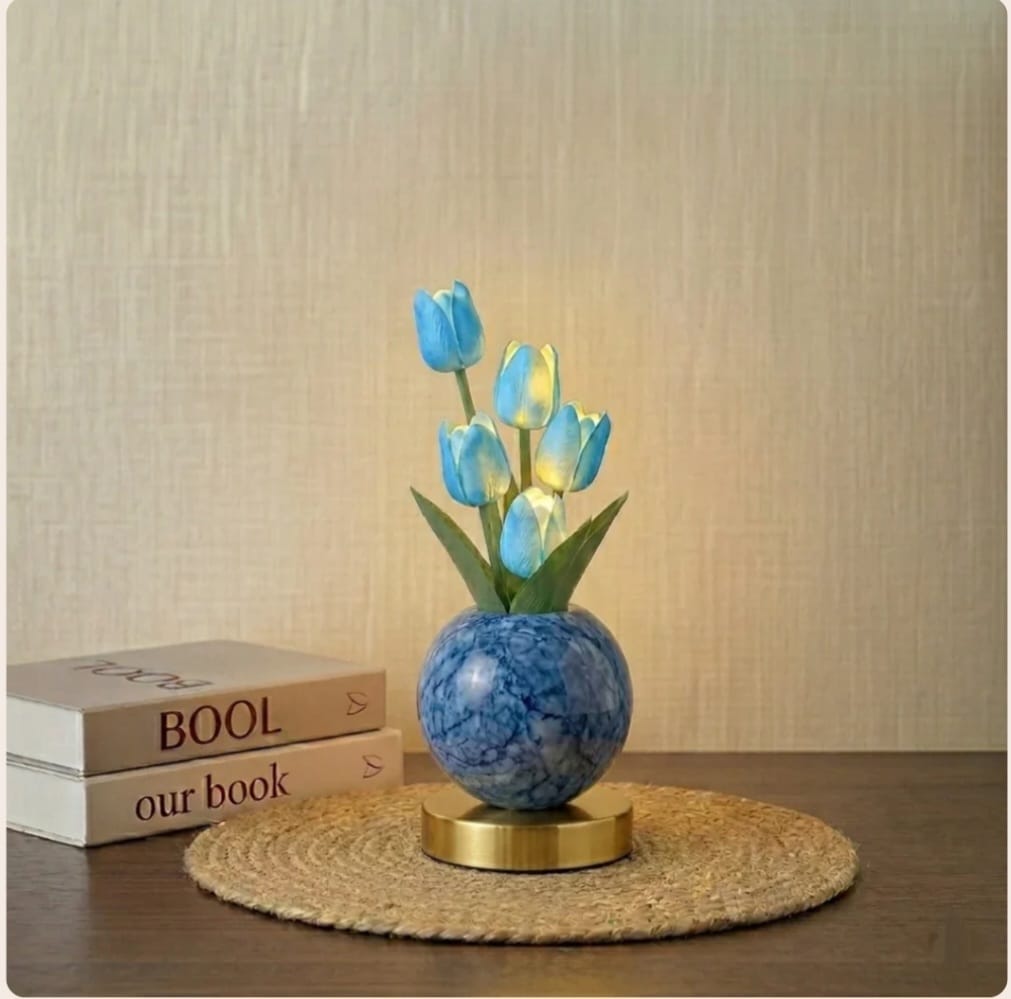Lampara LED Decorativa de Tulipanes